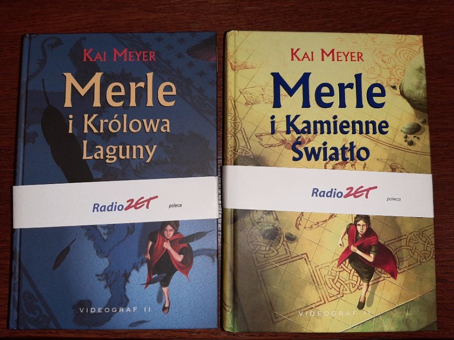 Kai Meyer Merle Kamienne Światło MERLE i Królowa Laguny 2szt=38zł NOWE