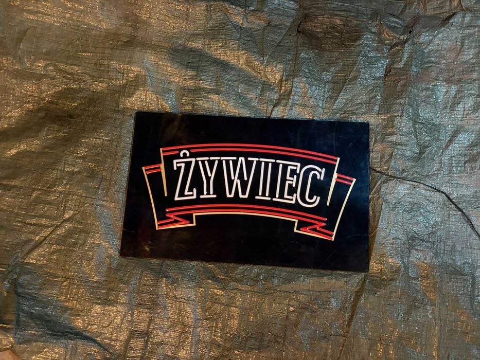 Plafon świetlny na ścianę , reklama browar Żywiec