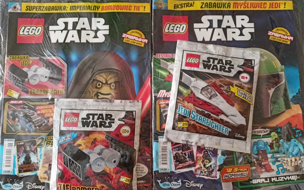 Dwie gazetki LEGO Star Wars