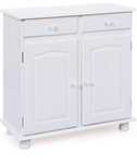 Komoda Inter Link LOVI 88 x 43 x 87cm lite drewno biała