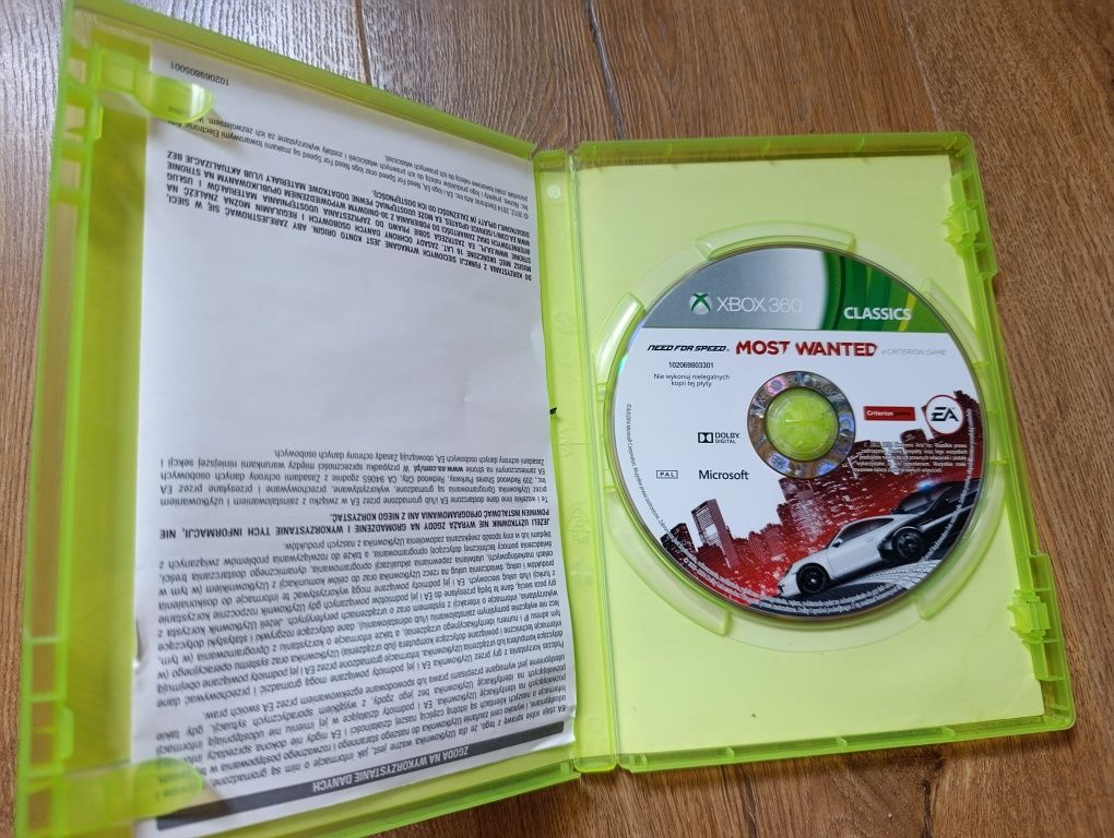 Sprzedam Gre Need for speed Most Wanted Wyprzedaż kolekcji Xbox 360