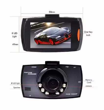 Автомобильный видеорегистратор DVR G30 1080P с 2.7-дюймовым дисплеем