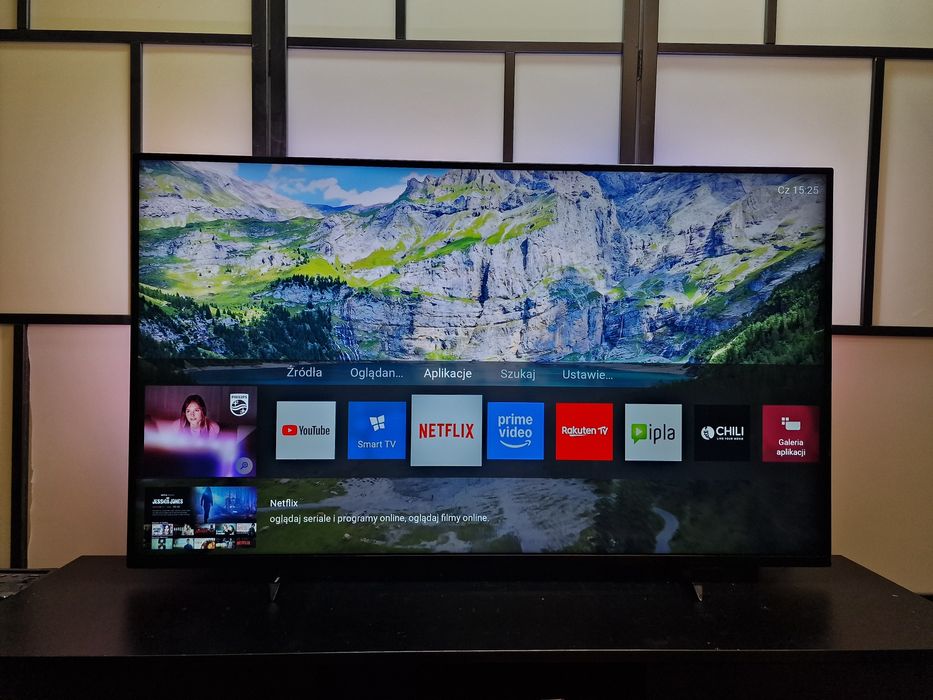Philips 55cali 4K UHD Ambilight DVB-T2 SMART telewizor