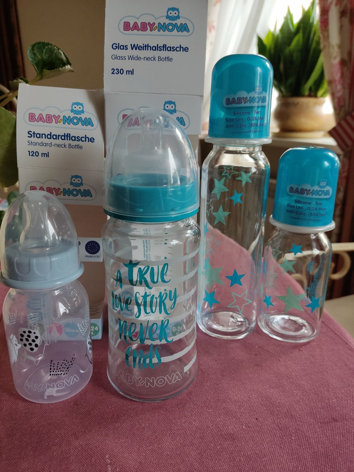 Бутылочки Tommee Tippie, Philips Avent, Baby Nova и соски к ним