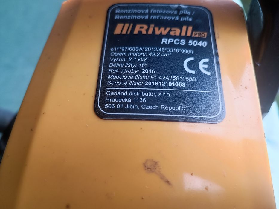 Бензопела RIWAII  RPCS 50.40 2.1 KW