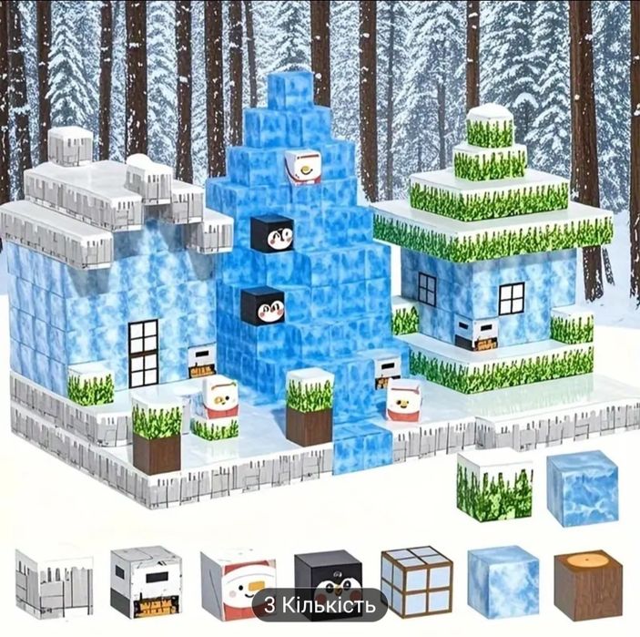 Магнітні конструктори Minecraft