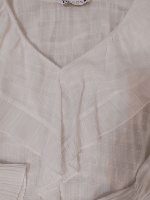 Dwie białe bluzki ZARA M