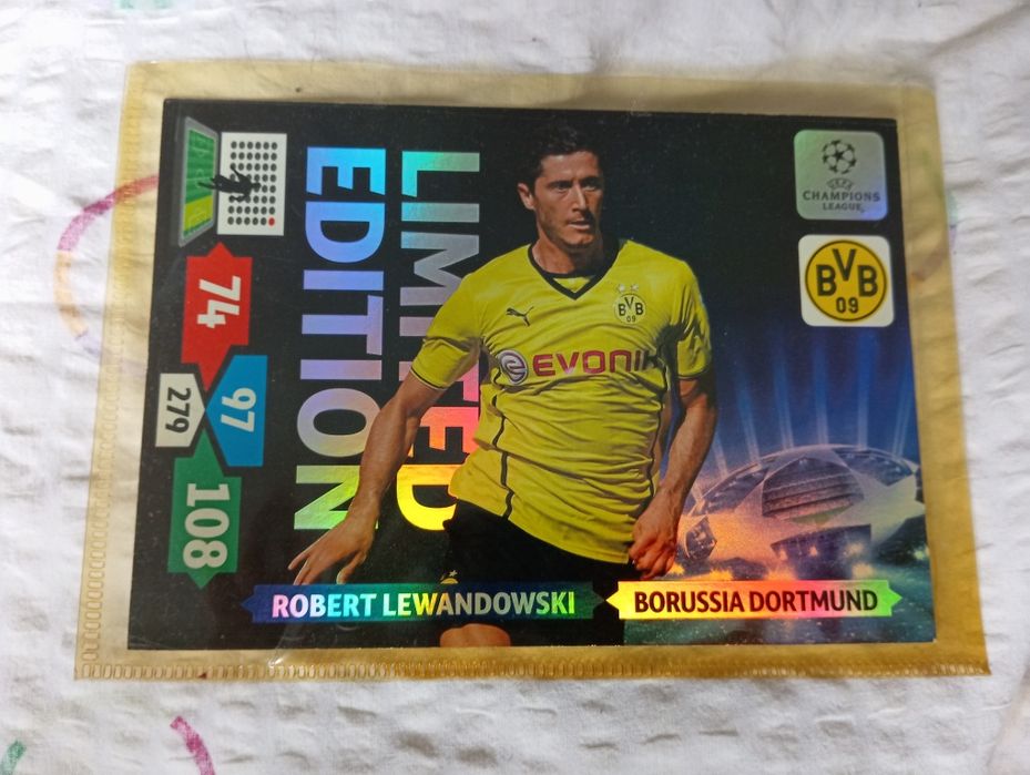 Limitowana Karta XXL Lewandowski Borussia 2014 rok