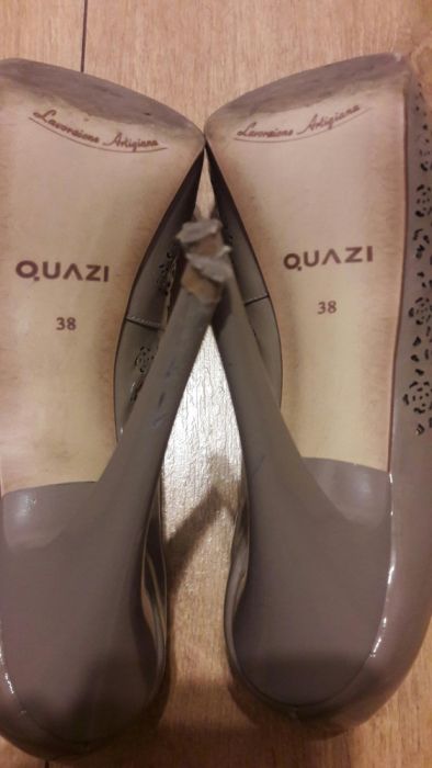 Buty szpilki 38 quazi skórzane skóra naturalna