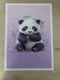 Plakat panda natura zwierzę zdjęcie obraz