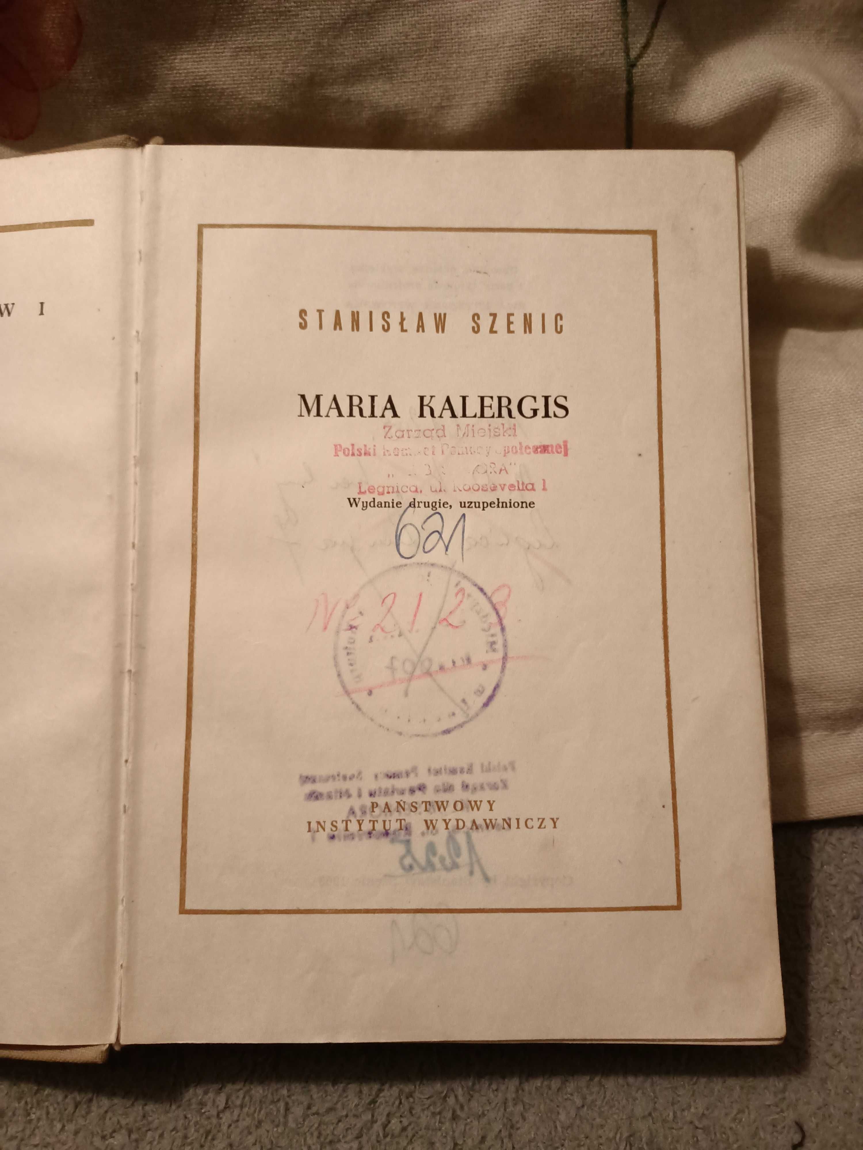 Szenic S. - Maria Kalergis