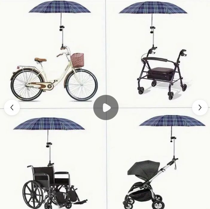 Porta guarda chuva para carrinbo de bebé ou bicicleta