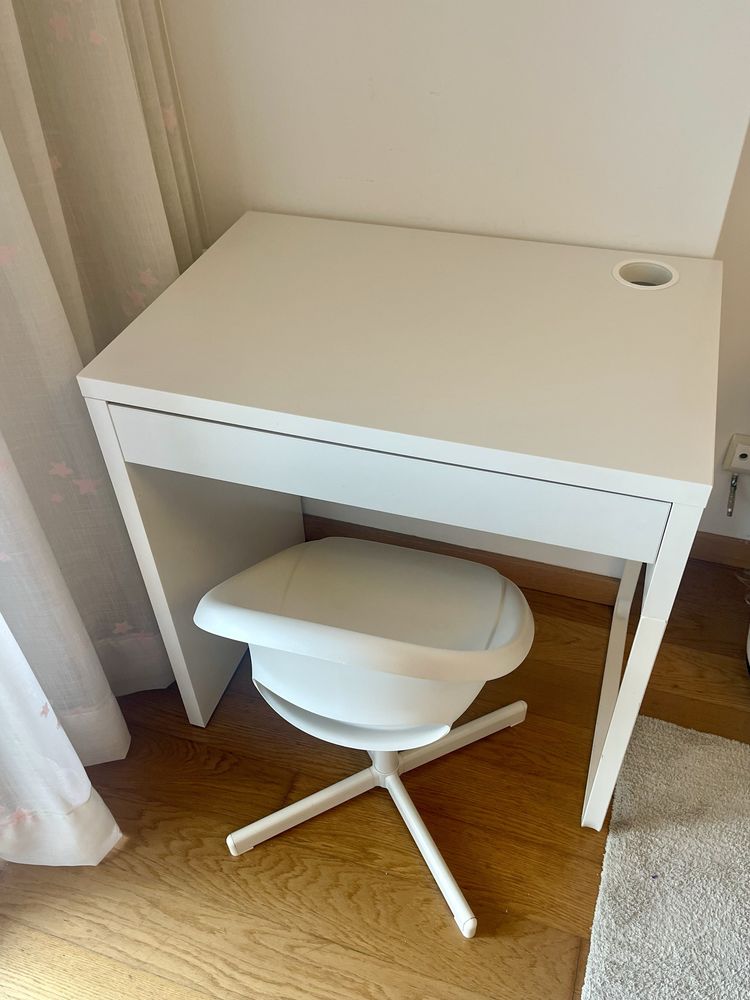Secretária e cadeira criança IKEA MICKE 73x50 cm