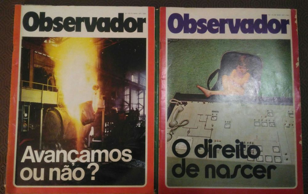 Revistas Observador antigas