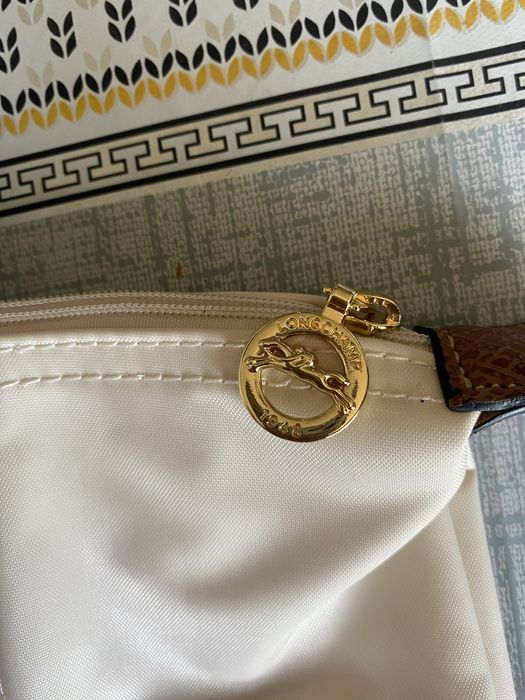 Mala longchamp branca