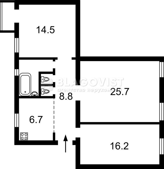 Георгіївський пров., 2  Володимирська  квартира  Шевченківський
