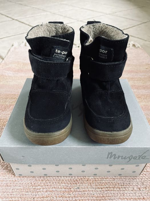 Kozaki zimowe śniegowce Mrugała Inka zamsz rozm. 25