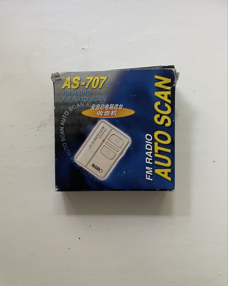 FM радіо MANBO Auto Scan AS-707 (непрацює, з коробкою)