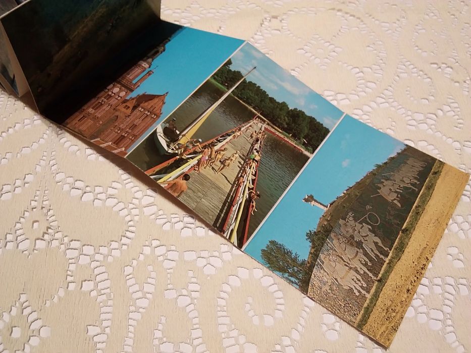 Widokówki harmonijkowe 1981 rok, ziemia Szczecińska.