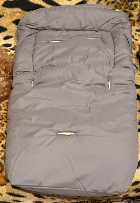 Зимовий конверт-чохол на овчині для дитячої коляски або санок