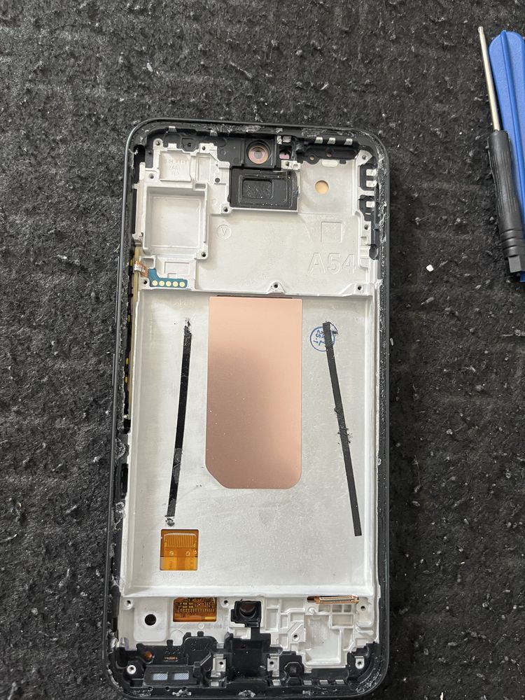 Parte exterior samsung A54 nova
