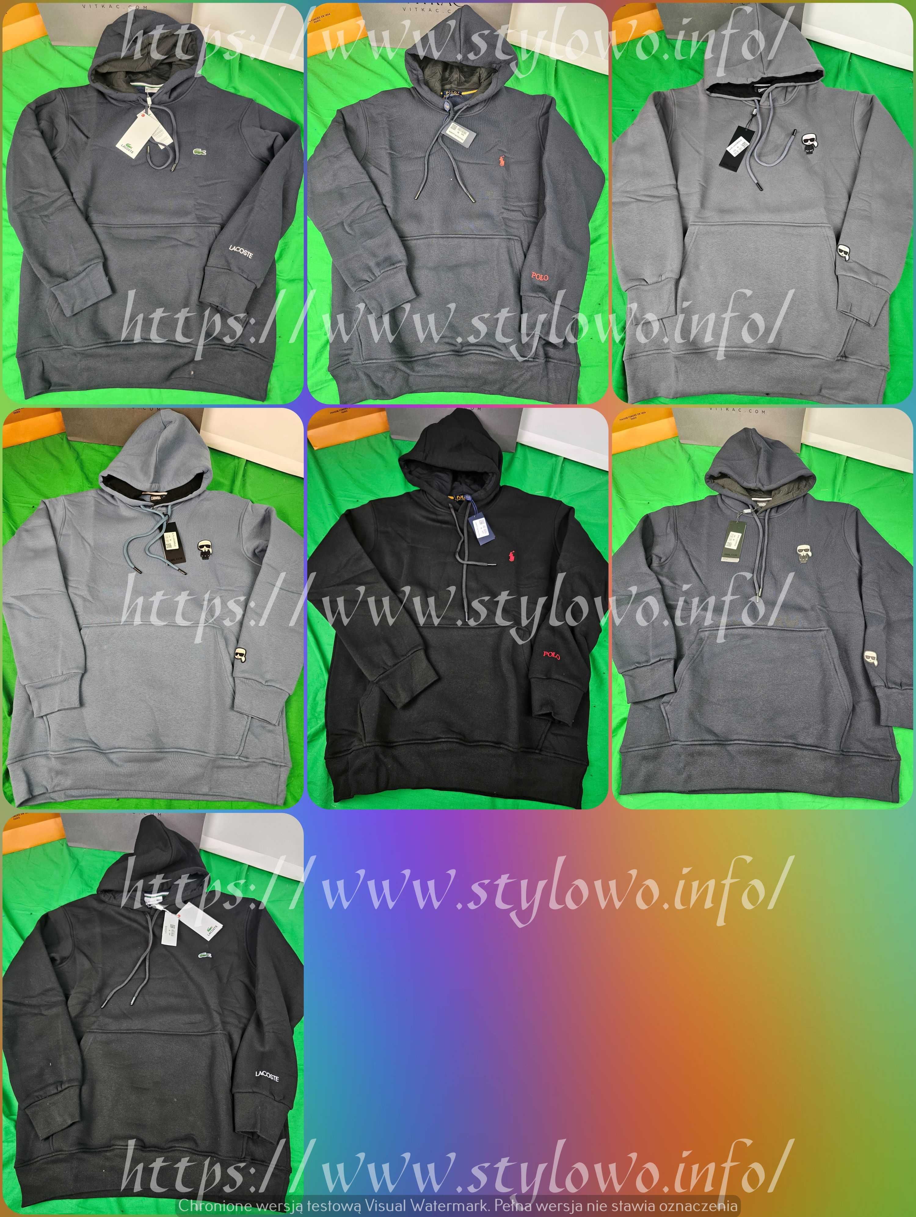 Bluza z kapturem męska Ralph Lauren Karl Lagerfeld kolory różne