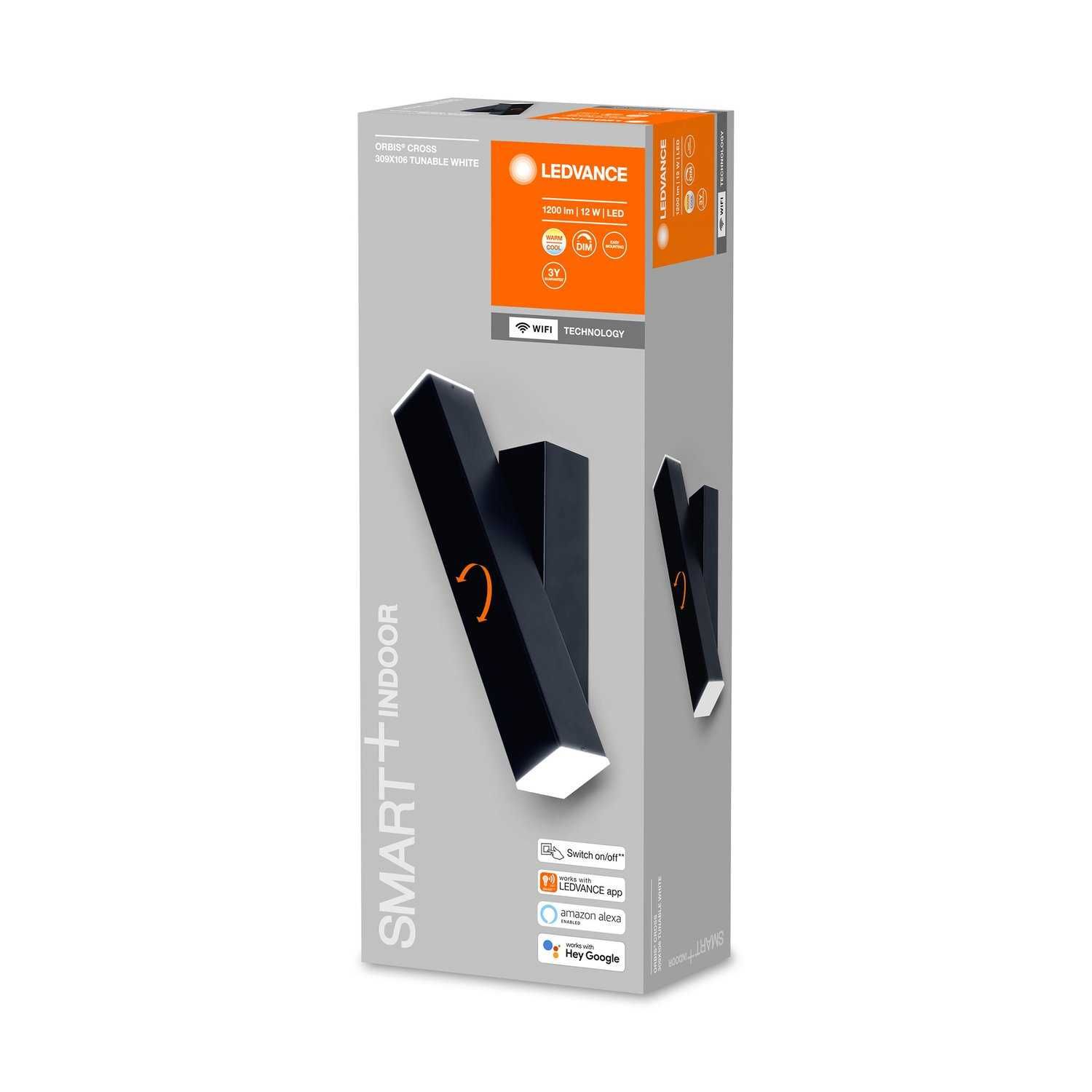 Inteligentna Lampa ścienna Ledvance Smart+ Orbis Cross