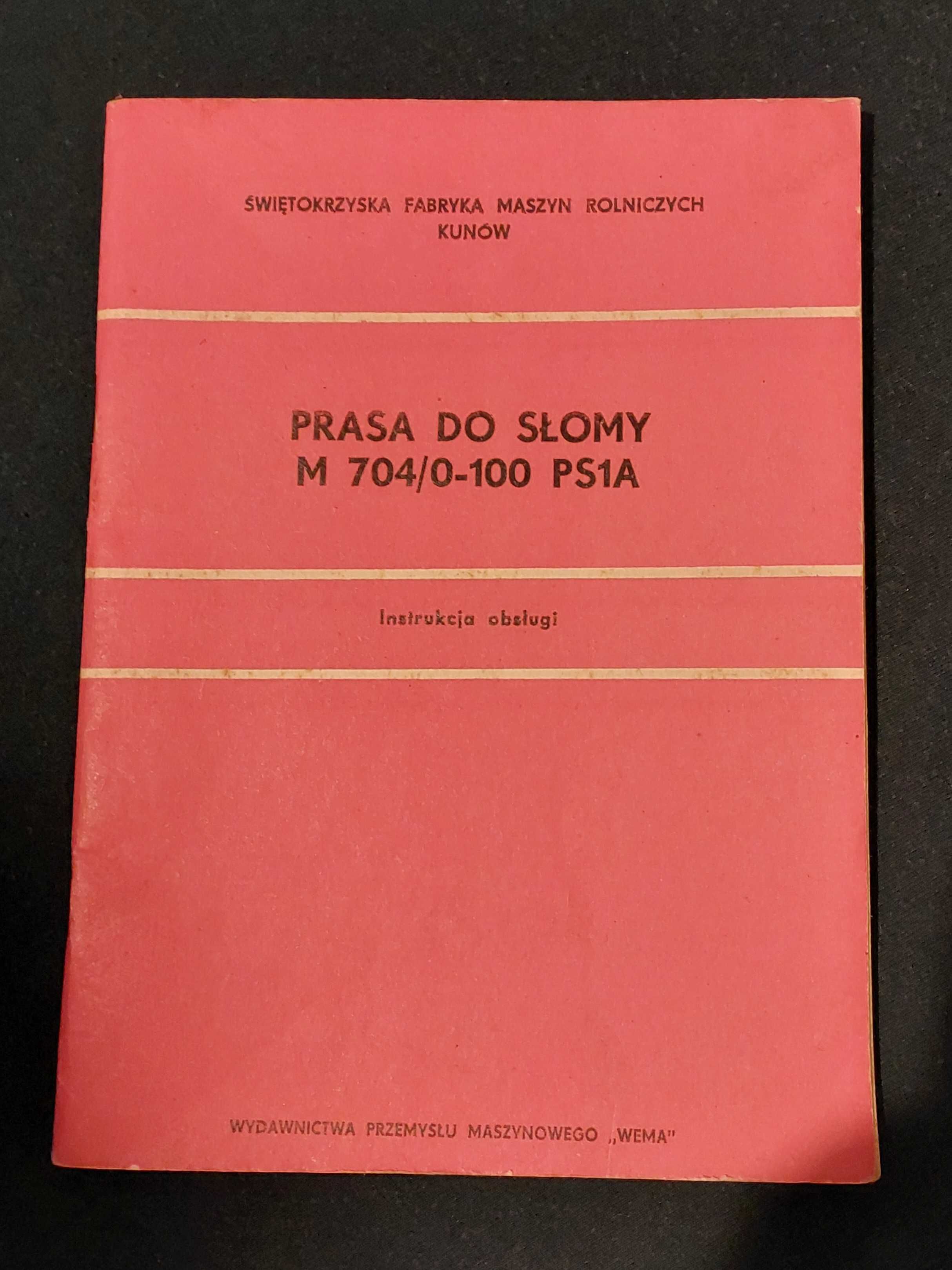 prasa do słomy / siana - sprawna, model PS 1A