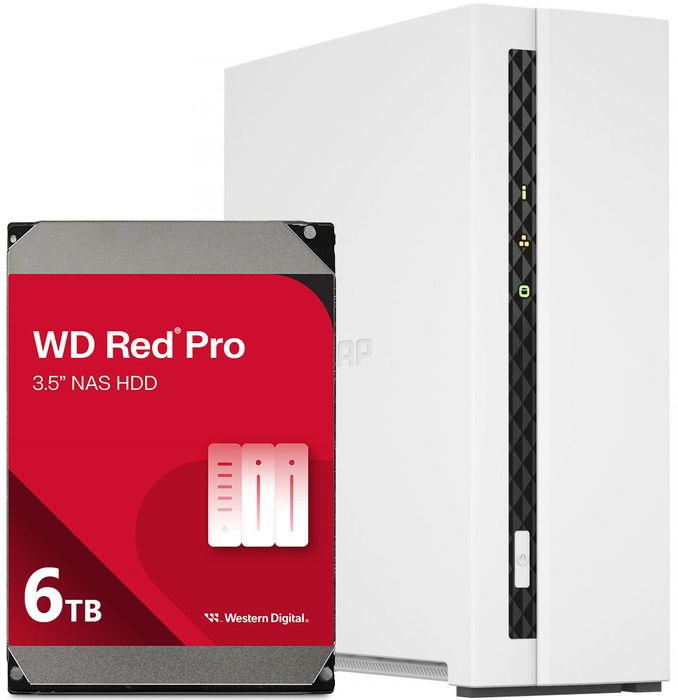 Serwer Plików Nas Qnap Ts-133 6Tb Wd Red Pro