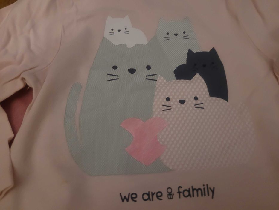 68-74 bluzeczki koszulki bluza kotek sukienka OBAIBI next zara 13 szt