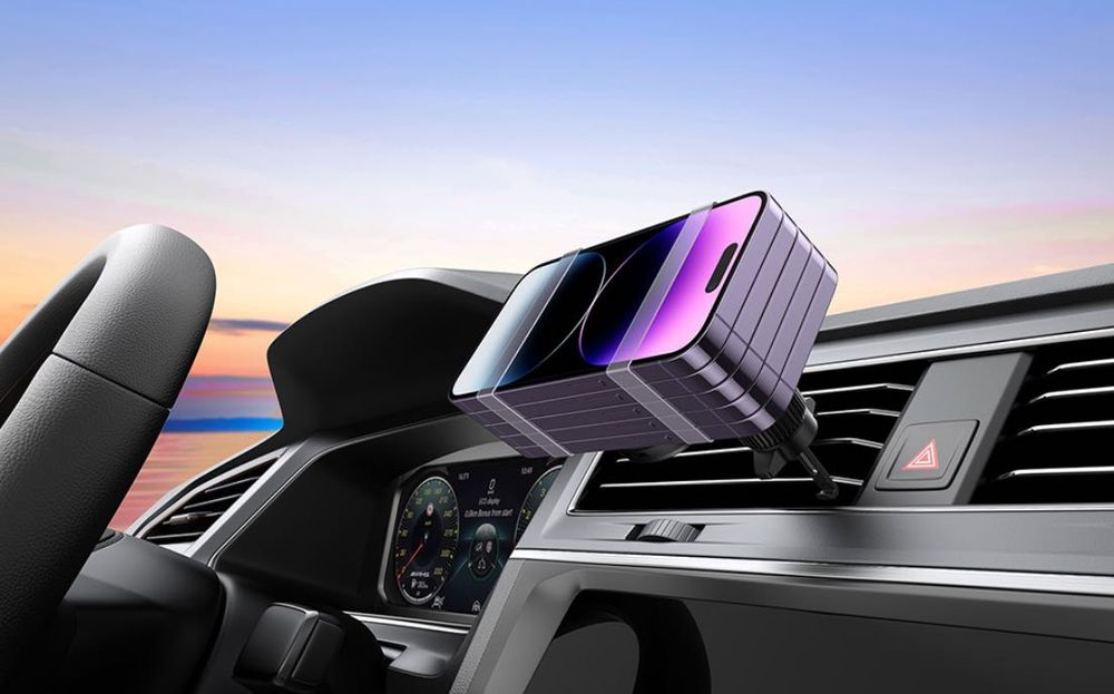 Ugreen Magnetyczny Uchwyt Samochodowy CD345 Z Ładowarką