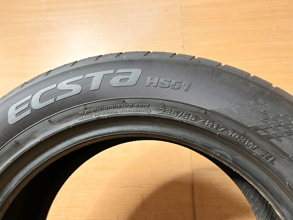 235/55 R 17 Kumho Ecsta HS51 2020рік Літо пара шин