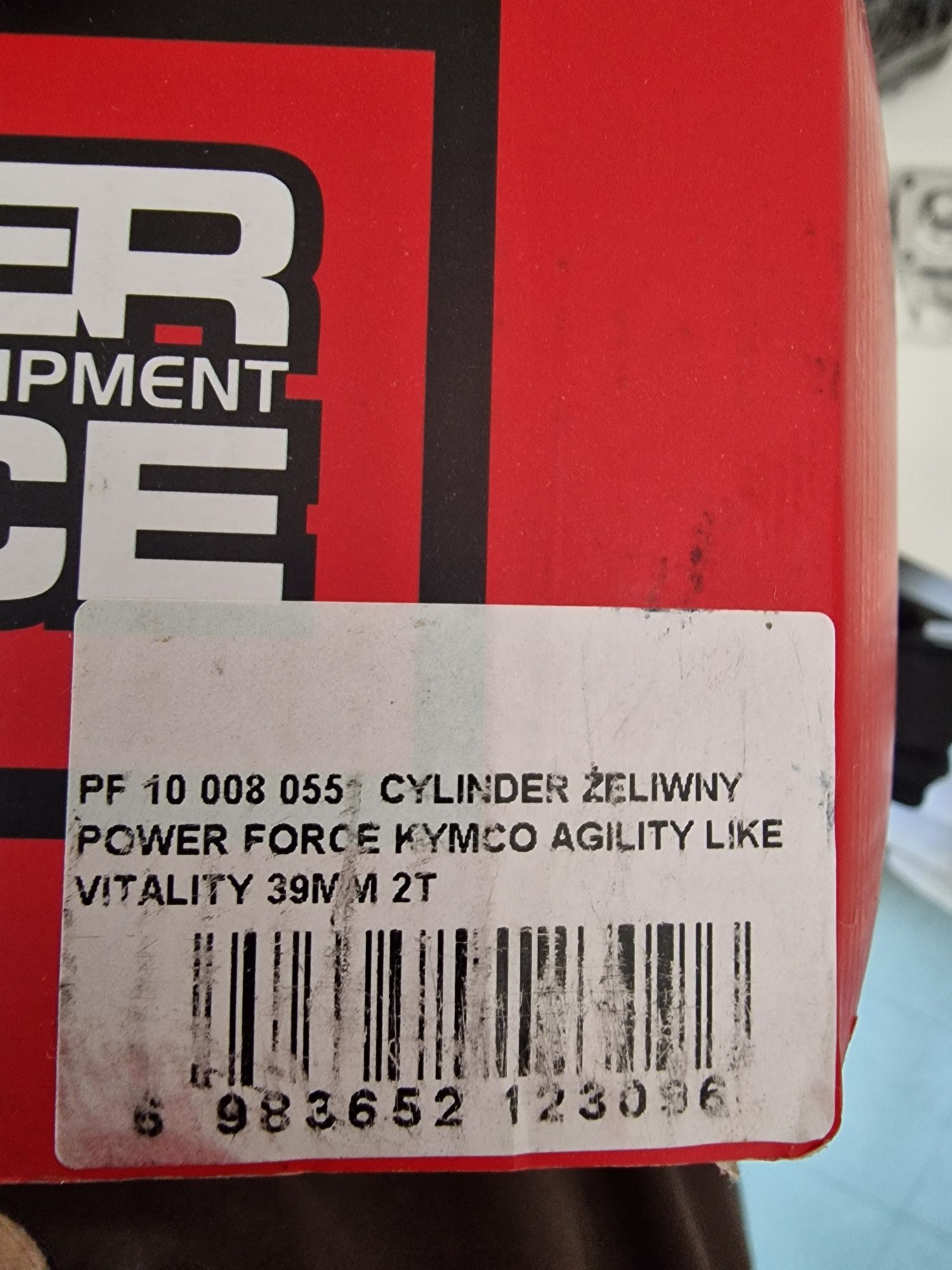 Cabeça de cilindro nova Power Force para Kymco Agility, Like ou Vitali