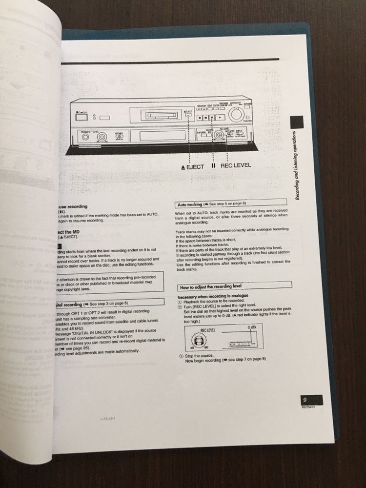 Technics sj-md150 instrukcja j. angielski