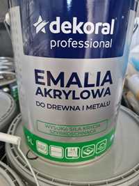 Farba akrylowa Decoral Professional do metalu i drewna RAL 7040 5l