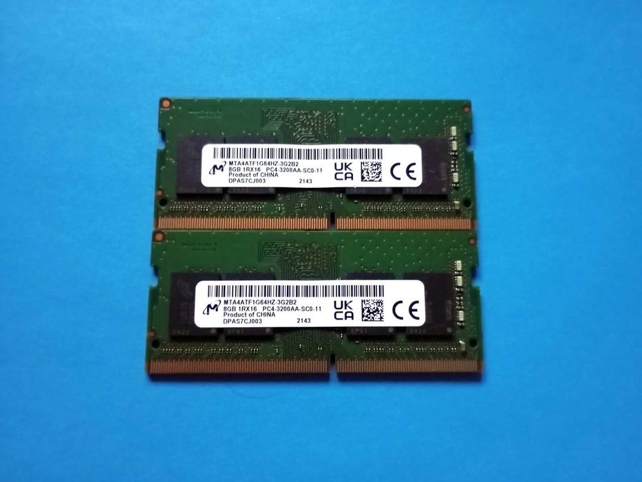 DDR4 16GB MicRon 3200AA