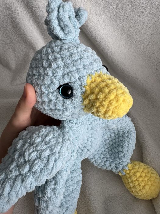 Ręcznie szydełkowana kaczka