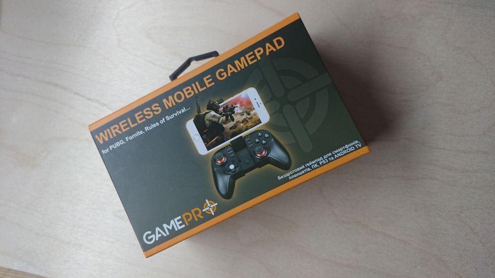 Бездротовий геймпад GamePro Bluetooth Android/iOS Black (MG680)