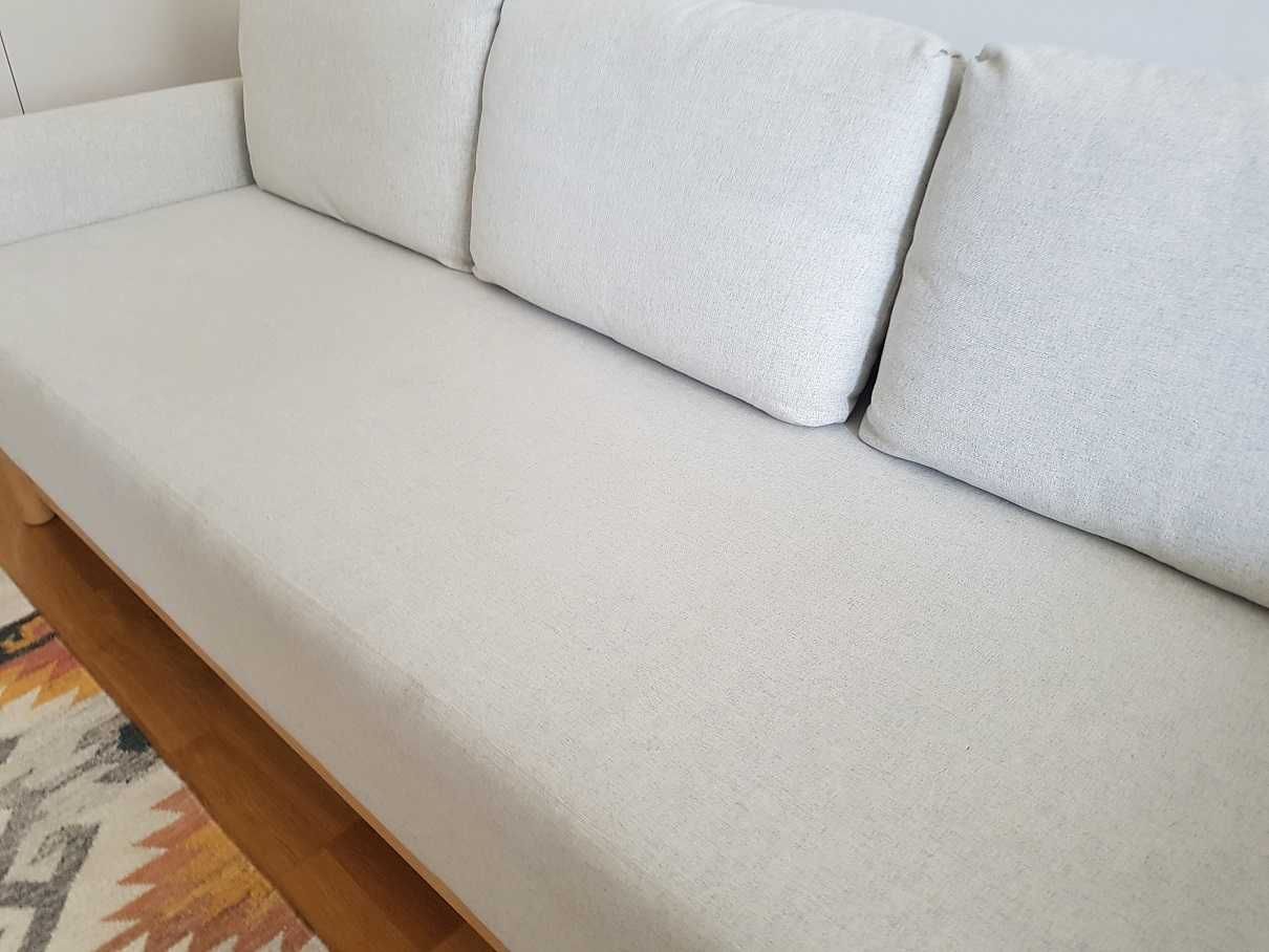 GRUNNARP Sofa 3-osobowa, rozkładana z pojemnikiem na pościel
