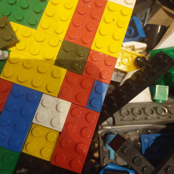 Zestaw klocków lego i innych prawie 5 kg.