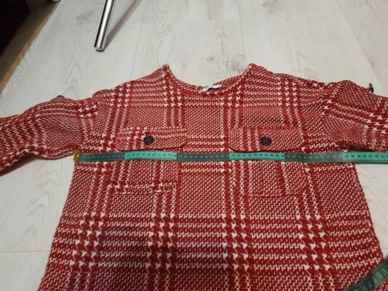 Gruby sweter,tunika,sukienka .Zara Basic