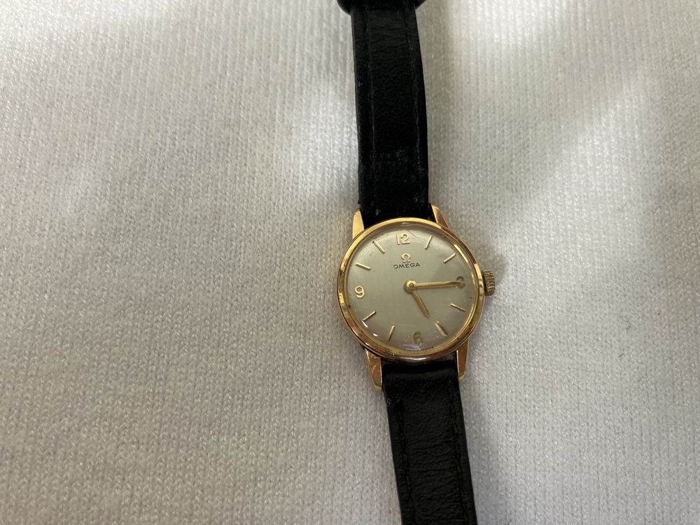 Zegarek pozlacany Omega, vintage, gwarancja 2 lata