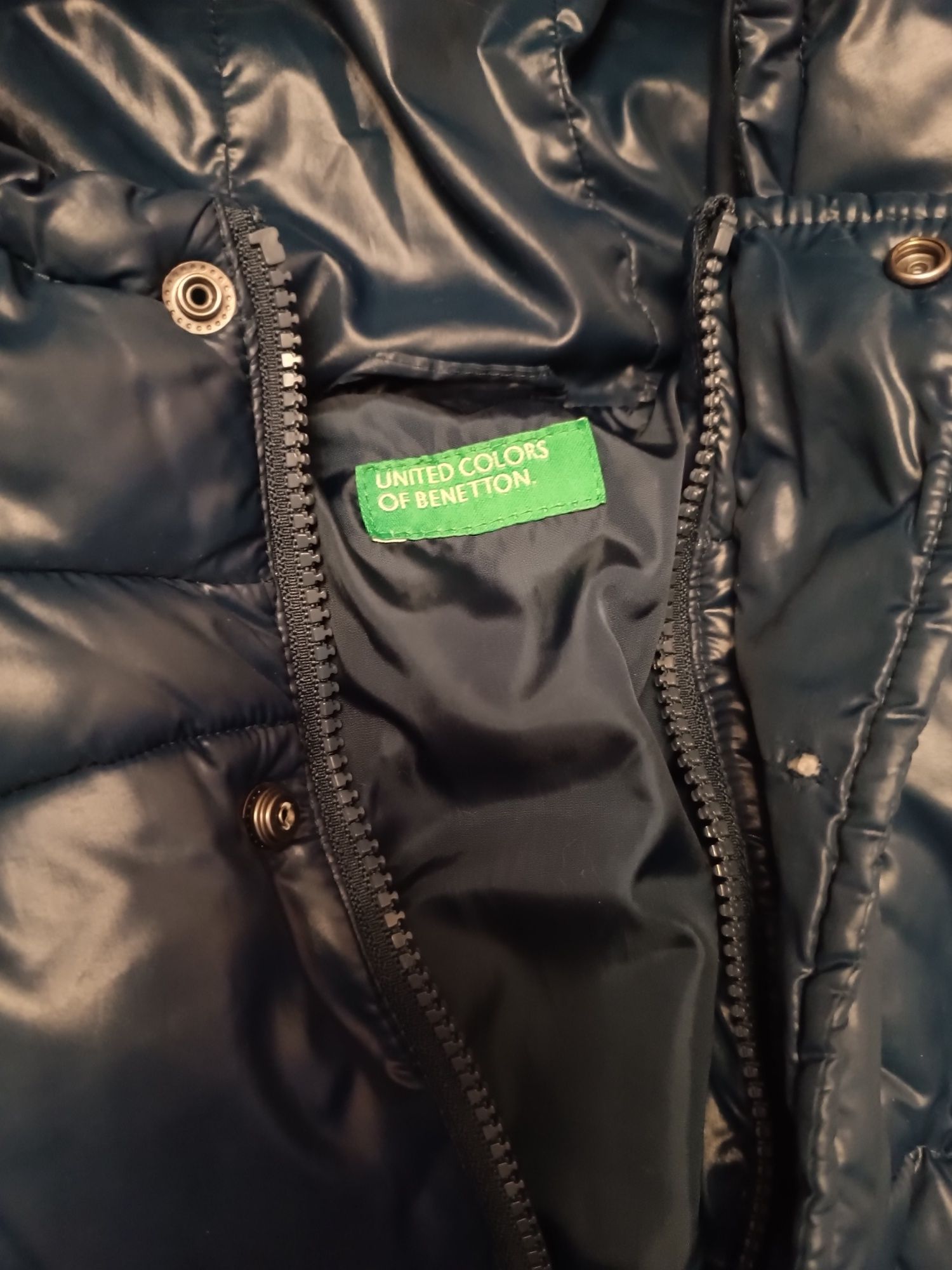 Kurtka zimowa dziecięca Benetton 10-11 lat