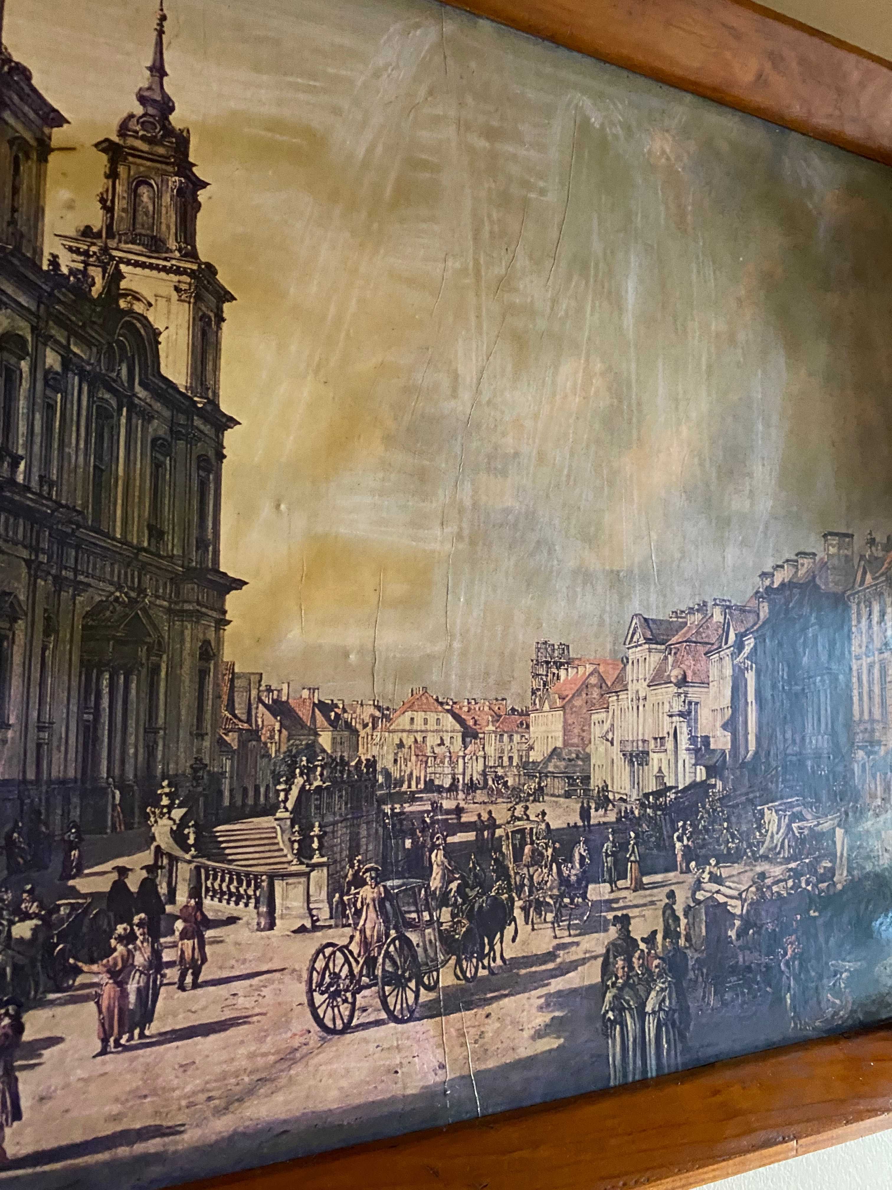 Obraz zdjęcie na płycie pilśniowej - XVIII wieczny Rynek