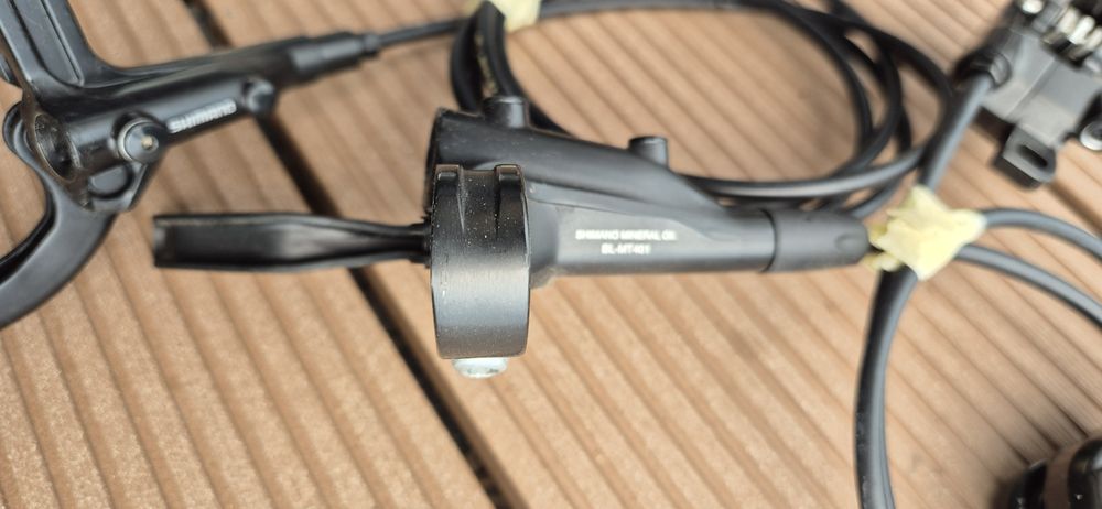 Shimano MT401 + BR MT410 przód tył komplet