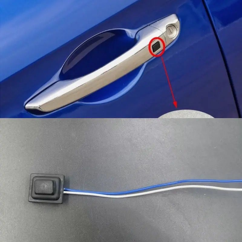 Дверная ручка с кнопкой бесключевого доступа Hyundai Elantra 2016-2019