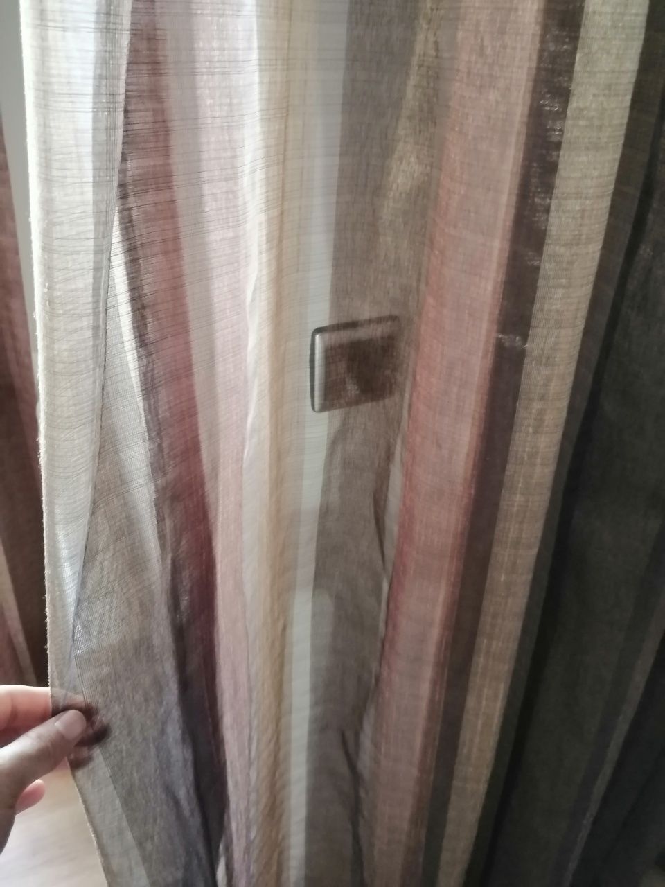 Cortinas inteiras onduladas