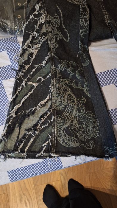 штани клеш y2k S-XS розмір (взагалі М, але дуже маломірять)