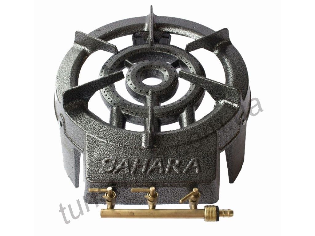 Чугунная газовая плита "Sarra" 9.2 КВТ на 3 контура горения а. 1247