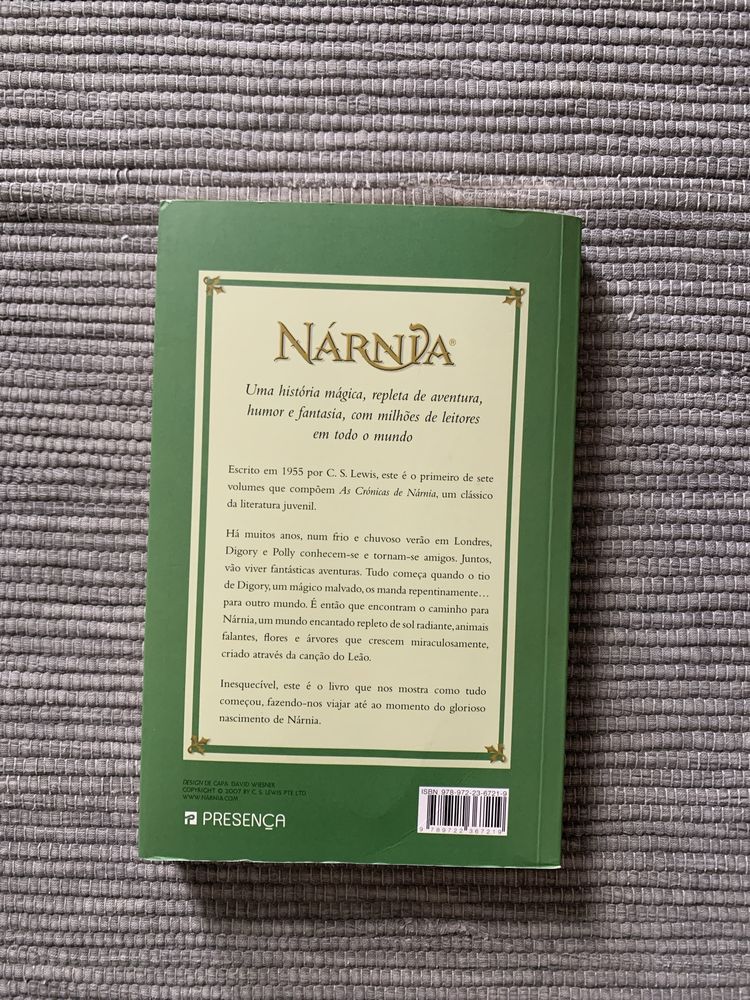 Livro As crónicas de Nárnia: o sobrinho do mágico